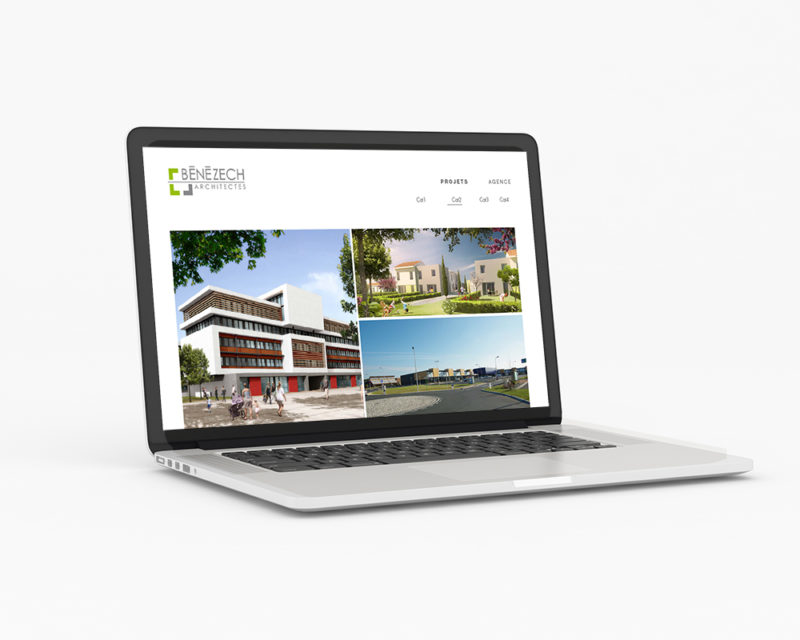 webdesign du site internet d'un cabinet d'architectes à toulouse