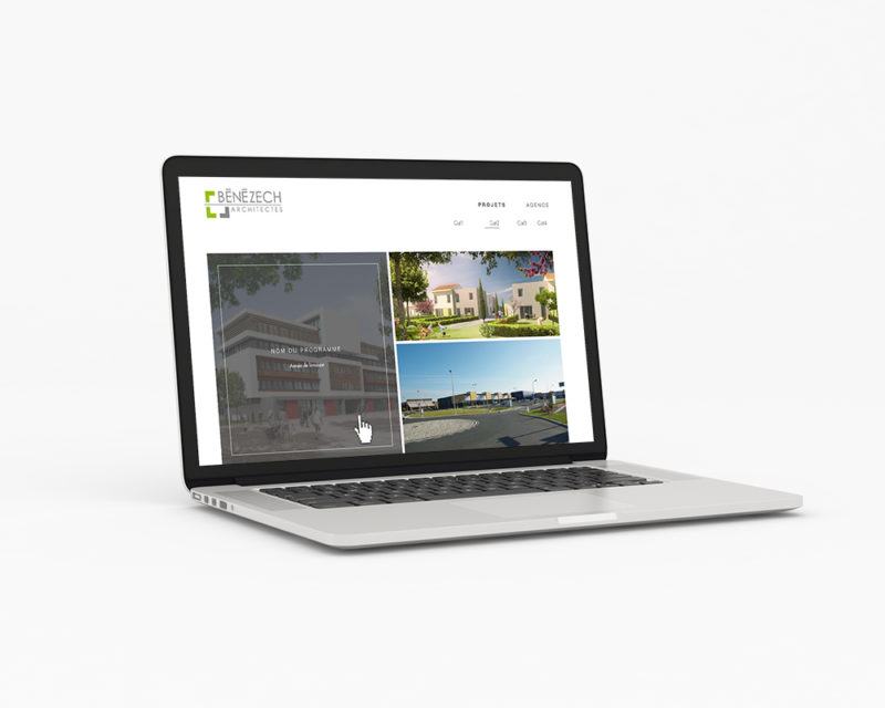 webdesign du site internet d'un cabinet d'architectes à toulouse
