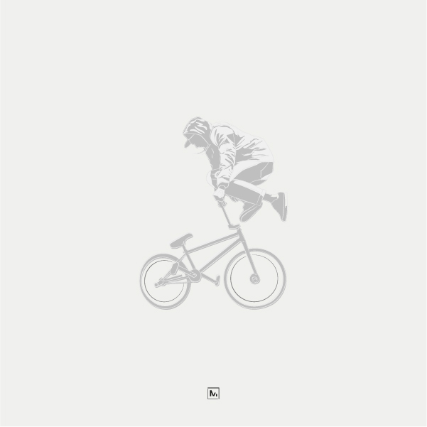 illustration de bmx