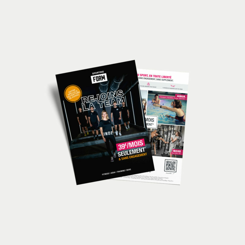 Supports print – club de sport