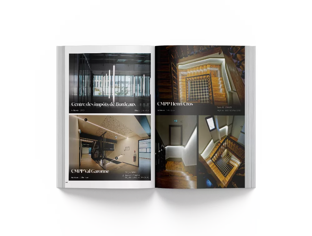 letc- graphisme et mise en page d'une plaquette commerciale pour un complexe immobilier à toulouse
