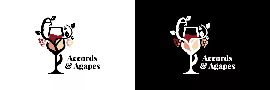 logo-accords-et-agapes2 graphisme et mise en page d'une plaquette commerciale pour un complexe immobilier à toulouse